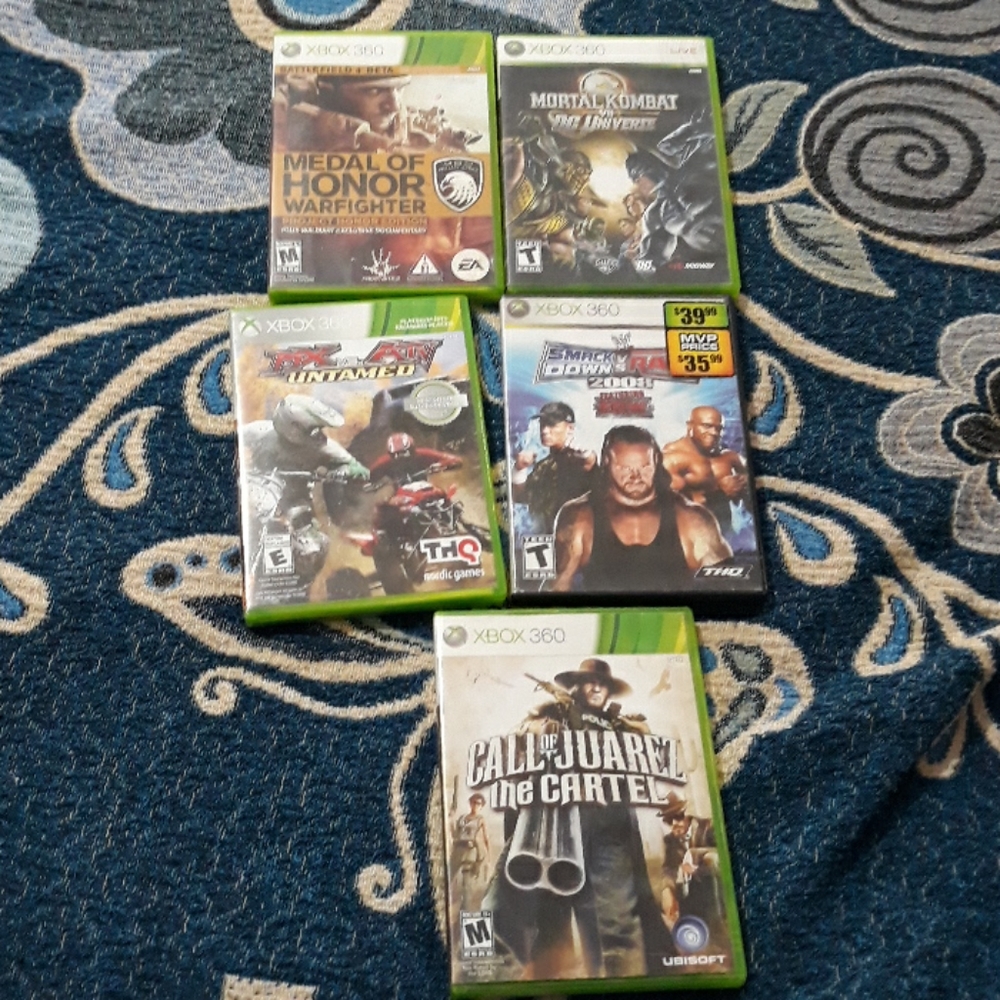 Xbox games total of 5 games